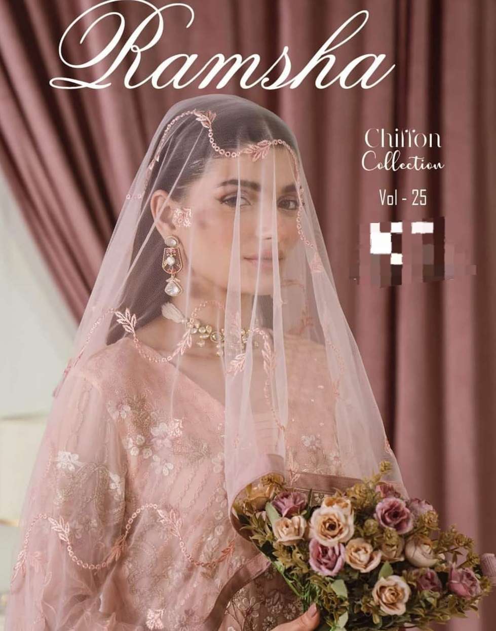 Ramsha Chiffon Vol 25 Collection 2024 Open Pic by Ramsha